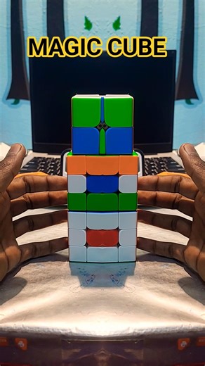Rubik’s Cube Magic Filter Trick 😱 | Amazing Cube Transformation | #shorts