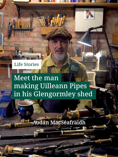 Meet the Co Antrim uilleann pipe maker who is breathing new life into the traditional Irish instrument.