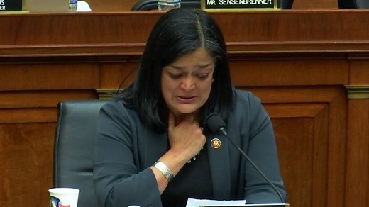 Rep. Pramila Jayapal reveals her child came out as gender nonbinary in emotional speech