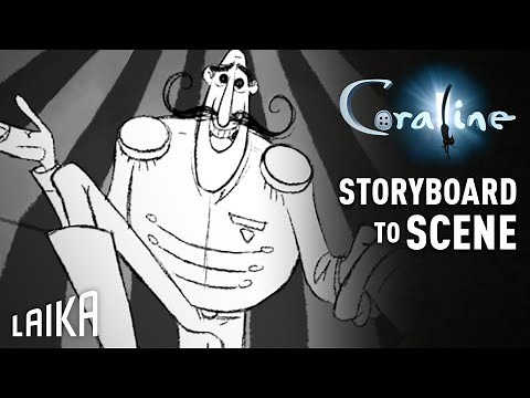 “Welcome to the Mouse Circus“ Storyboard to Scene - Coraline | LAIKA Studios