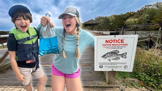 Lucky live minnows land the biggest crappie ever caught