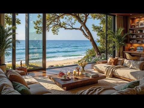 Joyful Morning Jazz with Nature Atmosphere for Positive Morning | Tranquil Jazz for Work, Focus