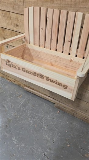 The Back 40 Craftsman on Instagram: "Porch swing planter box @xtool.official #xtools1 #laserengraver #s1pinpoint #woodworking #woodworker #woodworkingproject #woodworkingideas #diy #woodworkings #diywoodwork #woodworkforall #diyprojects #planters #planterbox #planter #gardenproject #flowerbox #outdoorproject"