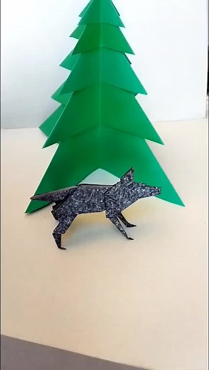 Tutorial de papiroflexia: Cómo hacer un lobo paso a paso