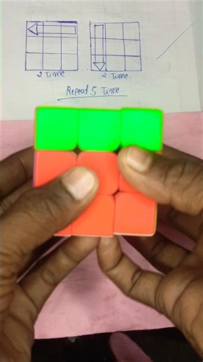 3x3 Cube Solve You Can Copy Instantly ⚡ #shorts #trending