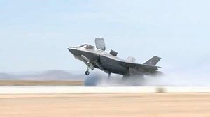 F-35B Wet Runway, Crosswind Testing