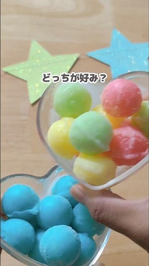 ＼溶ける、溶けない、2種の食感／ミルキーアイス #おうち遊び #子育て #手作りおやつ #アイス #簡単レシピ