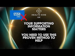 How to Tailor Your NHS Job Application I Personal Statement & Supporting Information