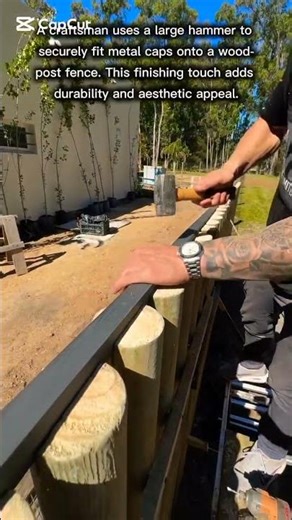 Installing Wood Fence Caps