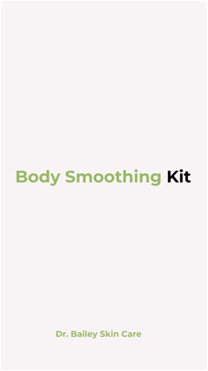 How to get smoother skin 👇🏻 Triple Action Body Smoothing Kit works three ways: 🌿 Chemical exfoliation (AHA BHA) 🧽 Physical exfoliation (Salux Cloth) 💧 Professional-grade Glycolic Acid Lotion Dermatologist-designed for results that show 💫 Shop via link in bio 🔗 Skincare | Dr Bailey Skincare | Glycolic Acid | Dr. Bailey Skin Care