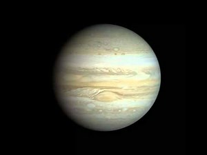 Voyager 1 Jupiter cloud timelapse animation