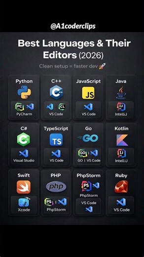 Choosing the right editor can 2x your productivity.‪@A1coderclips‬