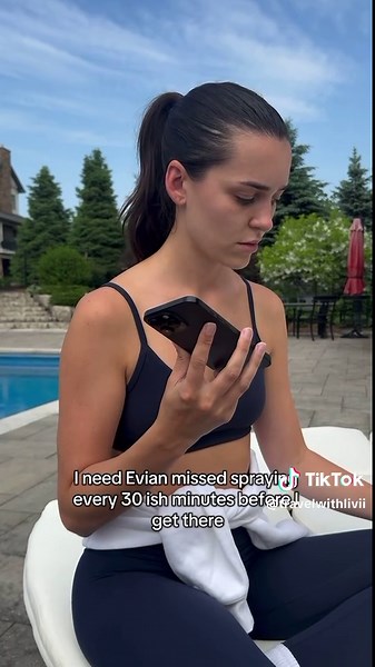 Client requests her butler spray her beach chair with mist before she arrived 😎