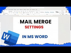 How to Mail Merge in Word, Excel & Outlook | Easy Dynamic Linking Guide