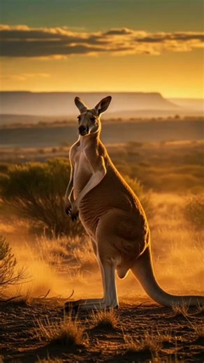 Kangaroo: The Icon of the Australian Wild 🦘📷 #kangaroo #Wildlife #Documentary #Australia #shorts