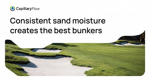 The Complete Golf Bunker Protection System | Bunker Liner & Edge | CapillaryFlow