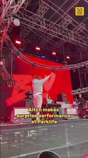Manchester rapper Aitch has made a guest appearance at Parklife 2025