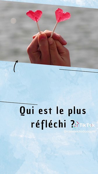 Questions de couple : qui de vous deux ? Dites-moi en commentaire si vous êtes d'accord 😏 #quiz #amour #couple jeux de couple