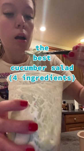 Delicious Cucumber Salad Recipe with Creamy Dressing