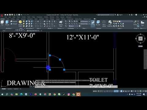 AutoCAD এ Copy–Move–Rotate এক ভিডিওতে