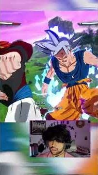 Gogeta Ssj 4 Vs Goku MUI #dragonball #goku #anime #gogeta #ssj4 #naruto #shorts