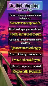 342K views · 6.8K reactions | English Tagalog Translation #englishlearning #englishvocabulary #englishtips #English #englishgrammar #highlightsシ゚ #highlights2025 #fypviralシ #fypageシ #trendingreelsvideo #trendingreel #fypシ #highlight #trendingpost #trendingvideo #trendingnow #trend #everyone #everyoneシ゚ #everyonefollowers #everyonehighlights | ideas vlog | Facebook