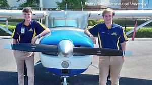 Embry-Riddle Aeronautical University flight students save a pilot in distress in Florida