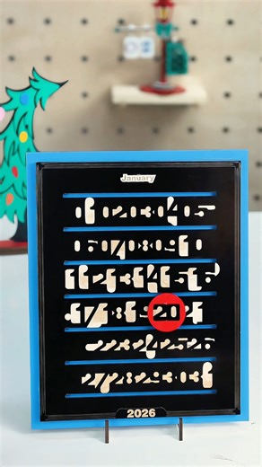 #2026calendar Kick off 2026! Small moves on the IMBROGLIO perpetual wall calendar📅, crafted in colored plywood.Crafted in Color, Built with creative!#newyear2026 #lasercutting #lasercut #plywoodproject #plywood #plywooddesign #diywoodproject #calender #perpetualcalendar #creatorally #coloredplywood | Creatorally-Make Others Greater