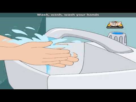 Wash Your Hands - Nursery Rhyme with Lyrics