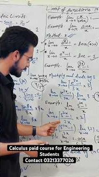 Important limit questions, Calculus Course #jeemains #calculusconcepts #calculus