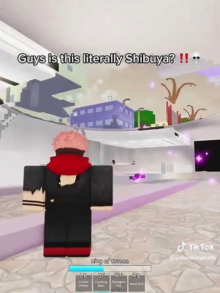 Exploring Shibuya with Itadori Yuji in Roblox | Jujutsu Kaisen Adventure