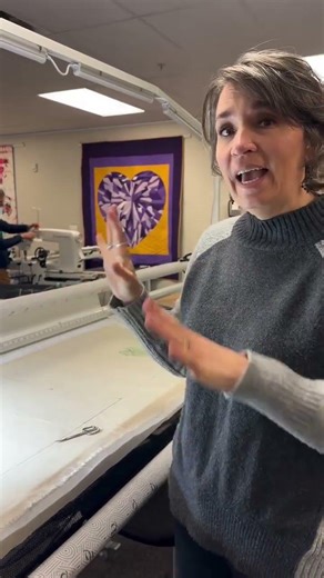 We love quilting on the Amara longarm #handiquilteraustralia #quiltingmachine