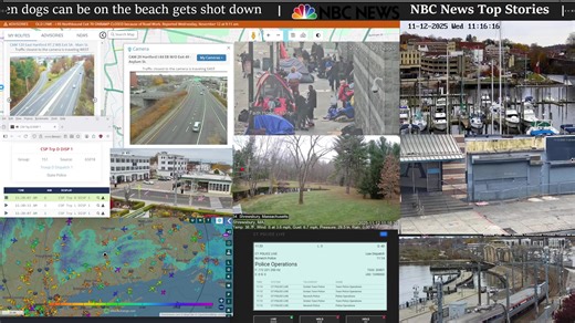 📡 24/7 Connecticut Incident Operations Livestream What you’ll see on this livestream: 🚓 Live Police and Fire Scanner audio 🌧️ Weather radar & storm tracking ✈️ Aircraft radar (Trooper One, Lifestar, law enforcement) 🚗 Traffic maps, analytics & incident overlays 🌎 Public traffic, weather, and city cameras ⚠️ Not every feed originates in Connecticut. ⚠️ This stream functions as a real-time monitoring dashboard — screens may change or stay still depending on activity. ⚠️ This workspace is not 