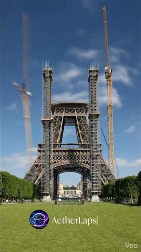 Eiffel Tower Construction Timelapse