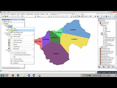 Create Thiessen Polygon in ArcMap