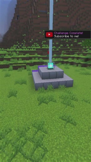 Minecraft Amethyst Beacon 😱#shorts #minecraft #minecraftshorts #gaming #minigames #viralshorts