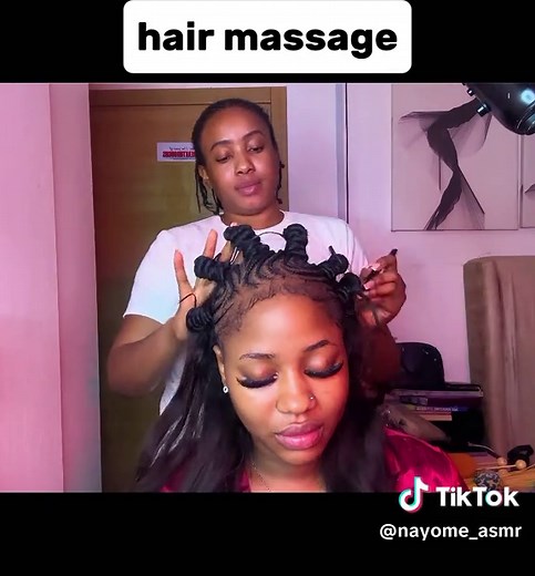 Relaxing ASMR Hair Massage for Sleep & Headache Relief