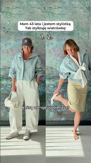 Styling a windbreaker jacket in two ways :) #styles