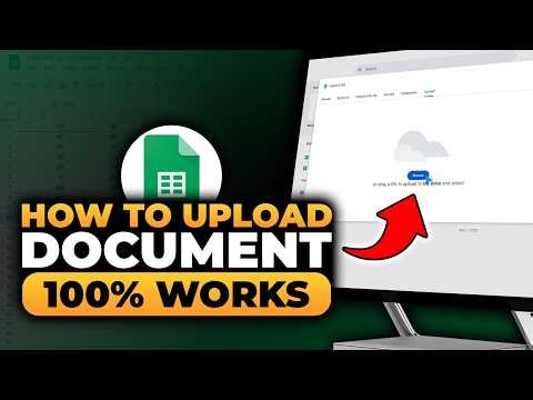 How To Upload a Document in Google Sheets (FAST & EASY) | 100% WORKS | NO Yapping, To The Point!