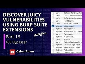 Discover Juicy vulnerabilities using Burp Suite extensions - 401/403 Bypass Techniques - Part 13