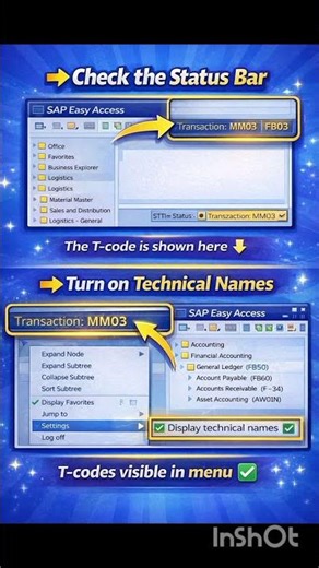 How to find Transaction codes fast in SAP? Must video for SAP consultants #transactionreporting #sap