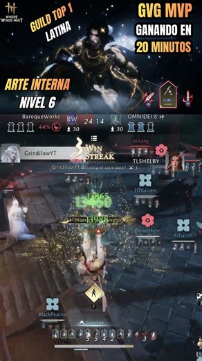 TOP 1 Latino en GVG? Mira esta play… | Where Winds Meet