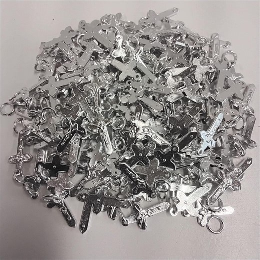 12pcs Small Silver Cross/small Crucifix/spiritual Crosses - Etsy