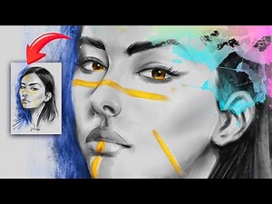 Practica de retrato en KRITA