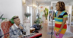 Gayle King gets in the recording studio with David Foster, Katharine McPhee and Stevie Mackey