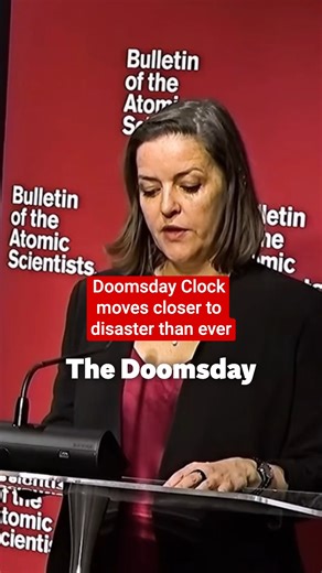 The Doomsday Clock has moved closer to midnight as leading experts warn that humanity is closer than ever to global catastrophe. On Tuesday (27 January), the symbolic time piece moved forward to 85 seconds, four seconds ahead of last year’s record of 89 seconds. | The Independent