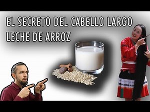 The secret to growing long hair with rice milk 🍚🐼🍊 #033