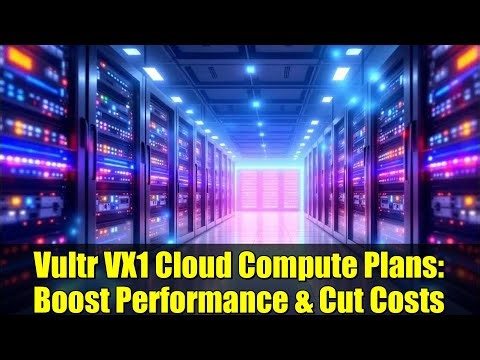 Vultr VX1 Cloud Compute Plans: Boost Performance & Cut Costs | AMD EPYC Powered