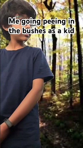 When you pee in a bush 💀