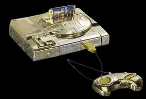 Golden Mega Drive console transforms into Megatron